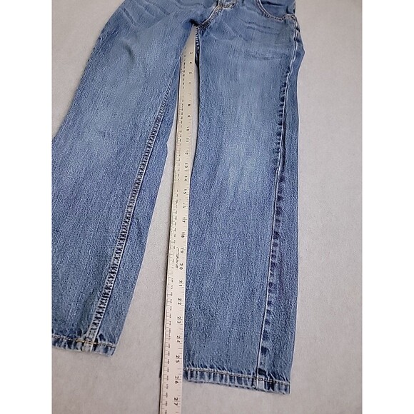 Levis 569 Jeans Mens 25x27 (24x26) Loose Slim Baggy Straight Blue Cotton Mid - Picture 2 of 13